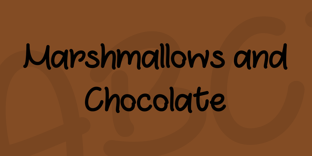 Marshmallows and Chocolate illustration 2