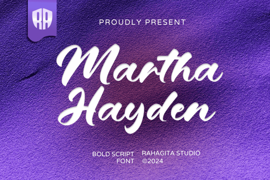 Martha Hayden Font · 1001 Fonts