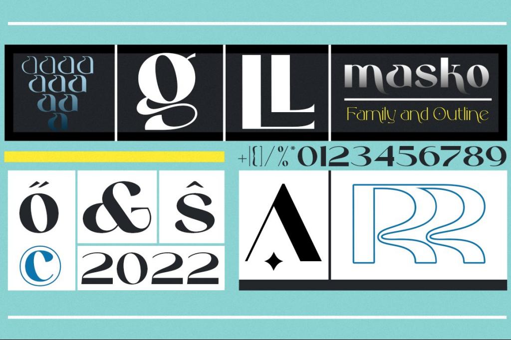 Masko Font Family · 1001 Fonts