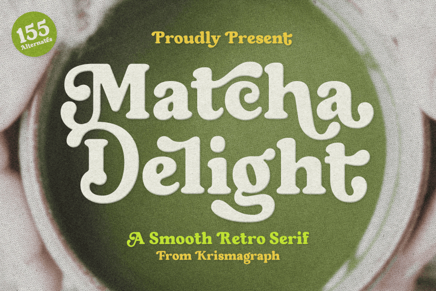 Matcha Delight Font · 1001 Fonts