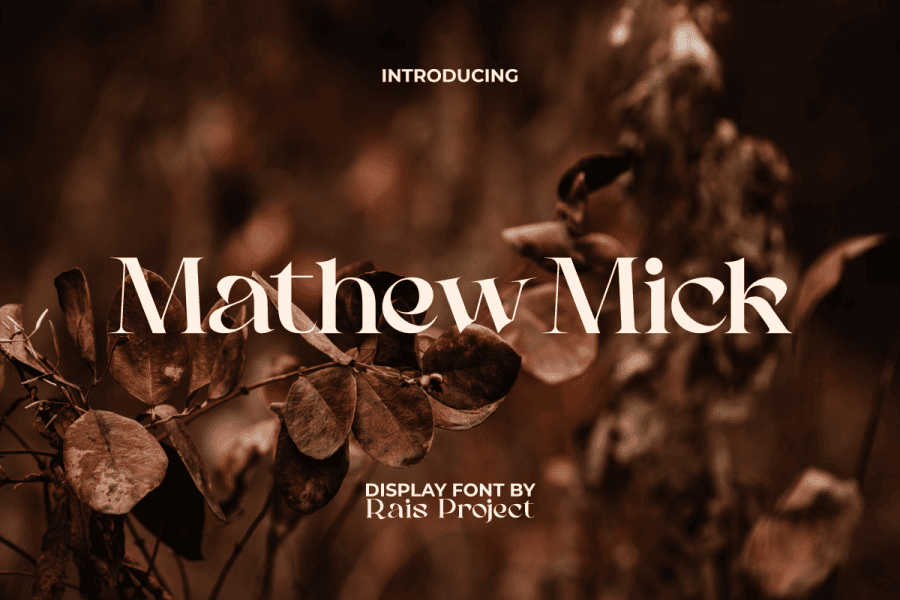Mathew Mick Demo Font · 1001 Fonts