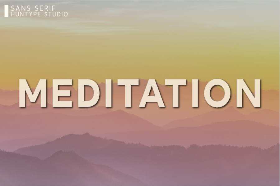 Meditation Font · 1001 Fonts