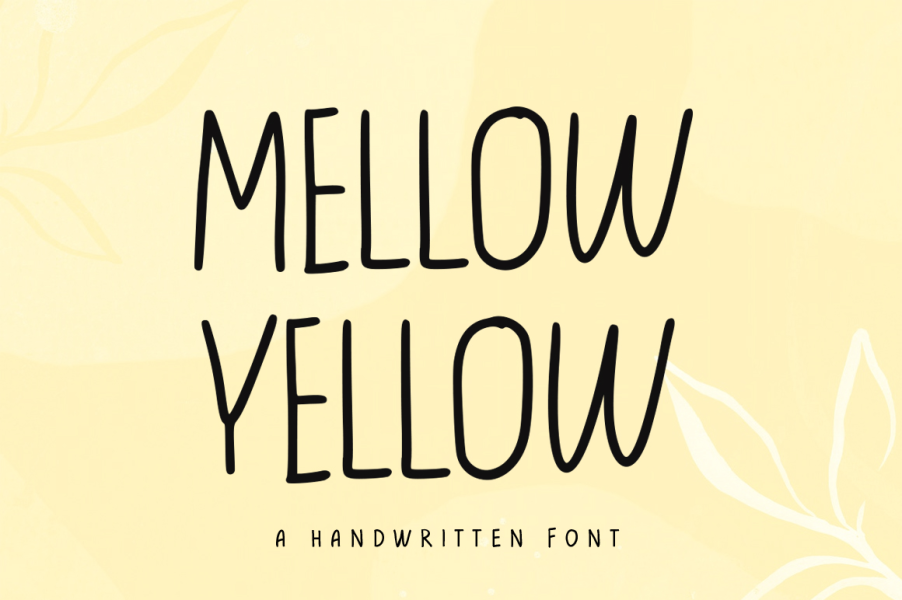 Mellow Yellow Font · 1001 Fonts