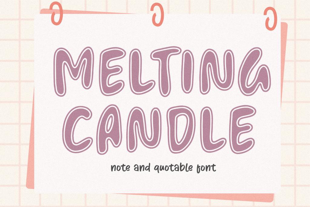 Melting Candle illustration 2