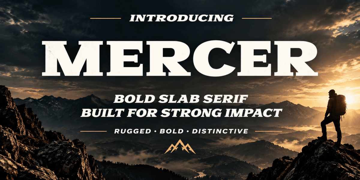 Mercer Font · 1001 Fonts