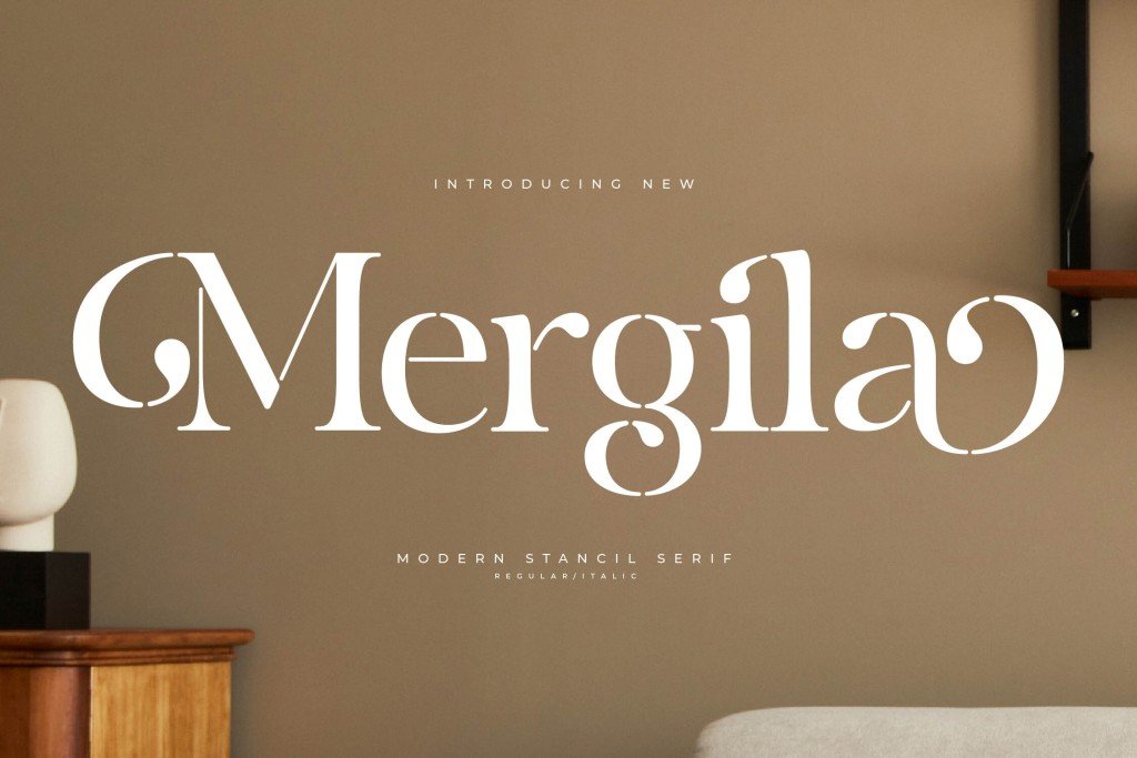 Mergila DEMO VERSION Font Family · 1001 Fonts