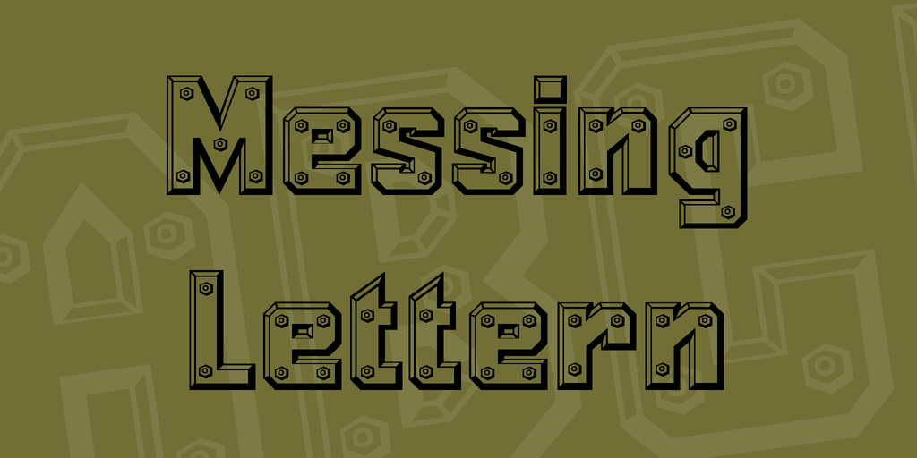 Messing Lettern illustration 1