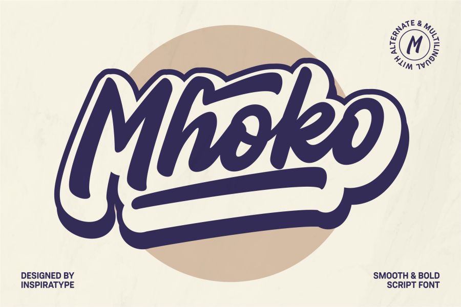 Mhoko FREE Font · 1001 Fonts