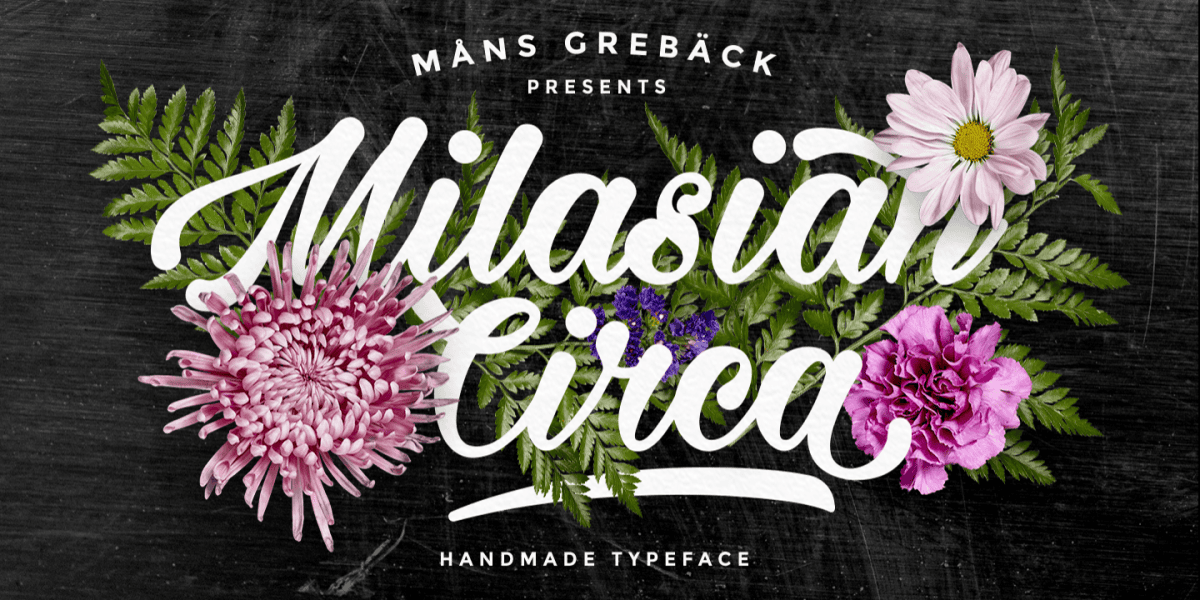 Milasian Circa PERSONAL Font Family · 1001 Fonts