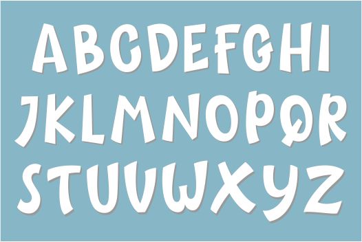 Donation Font by NYA Letter · Creative Fabrica