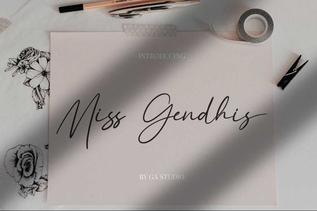 Miss Gendhis illustration 2
