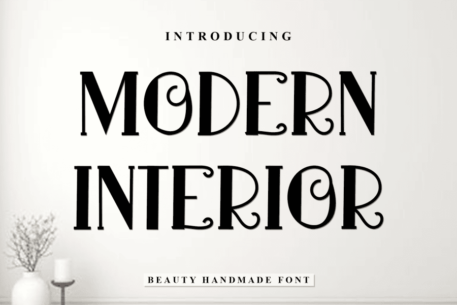 Modern Interior Font · 1001 Fonts