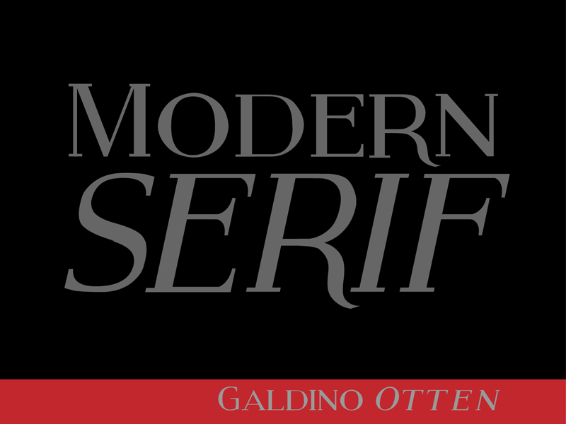 Modern Serif illustration 1