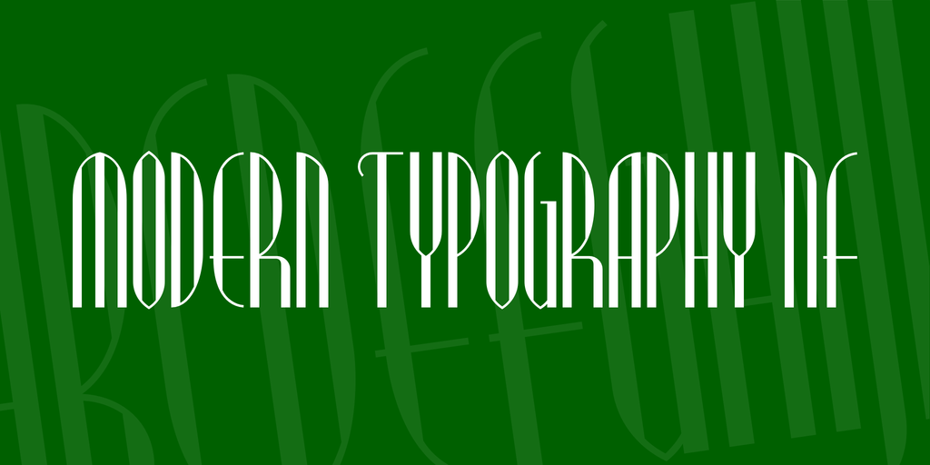 Modern Typography NF illustration 1