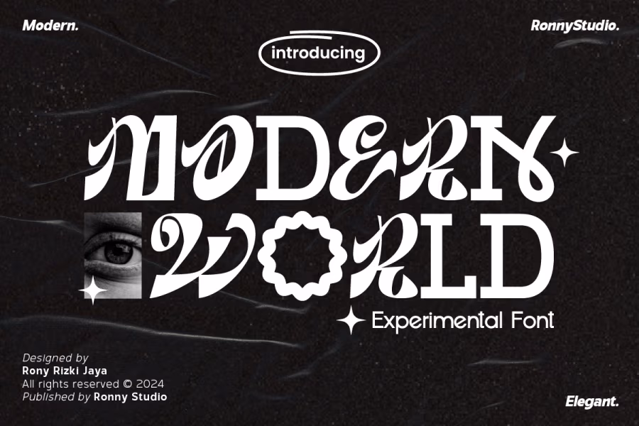 moDerN wOrLD by Ronny Studio — Free Font Download | NoBadFonts