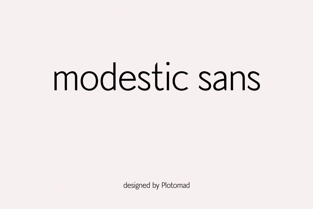 Modestic Sans illustration 10