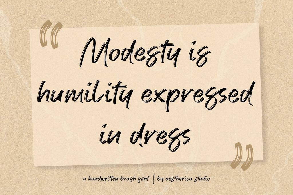 Modesty illustration 6