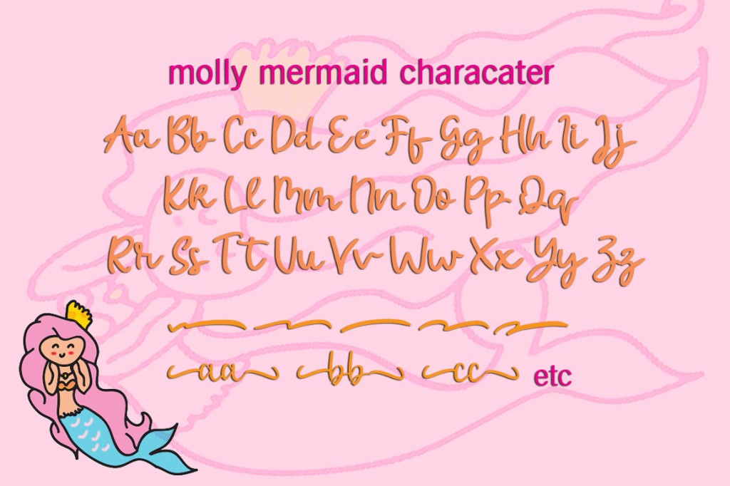 molly mermaid illustration 5