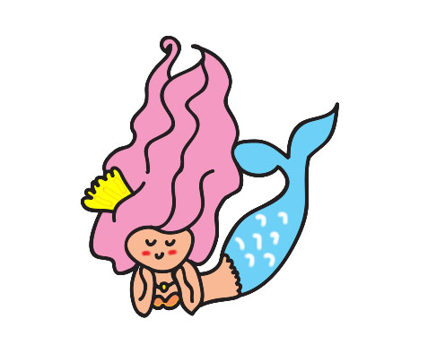 molly mermaid illustration 8