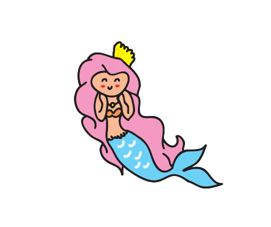 molly mermaid illustration 9