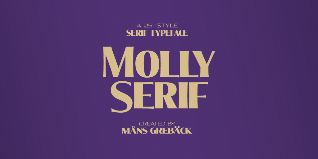Molly Serif E PERSONAL illustration 3
