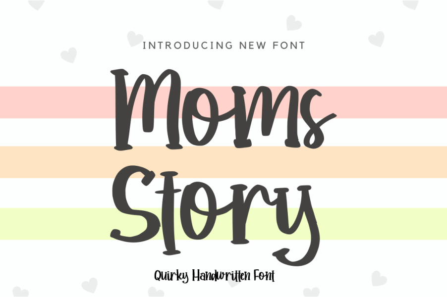 Moms Story Font · 1001 Fonts