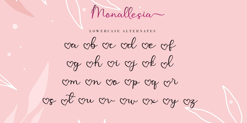 Monallesia Script illustration 5
