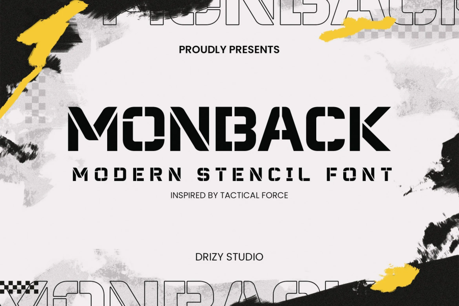 Monback Font · 1001 Fonts