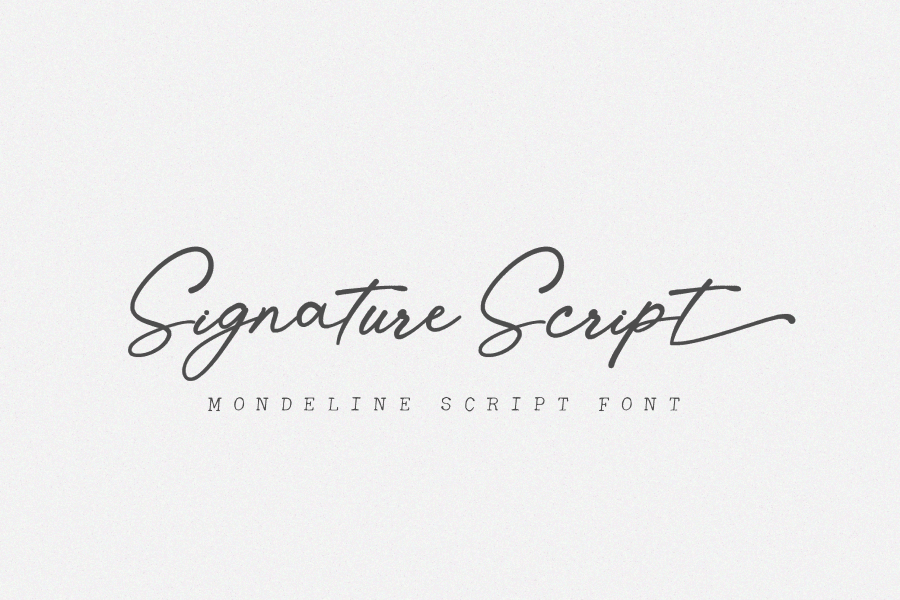 Mondeline Font · 1001 Fonts