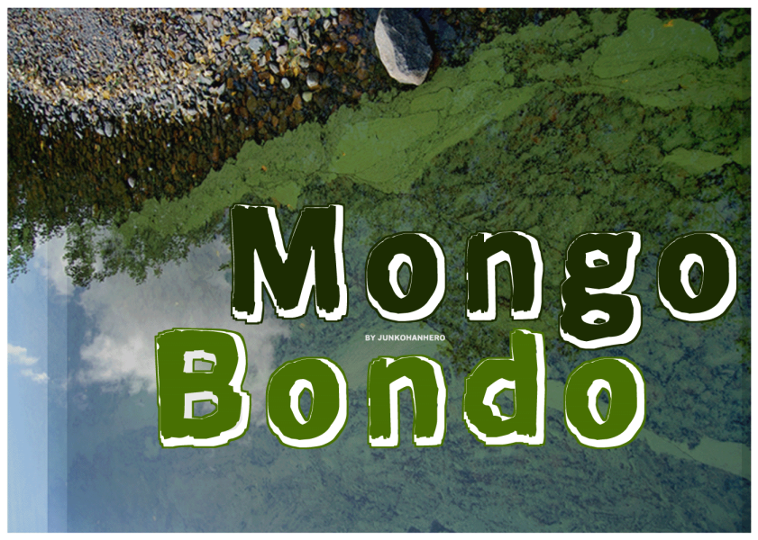 Monggo Lettering Mongo Bondo Font · 1001 Fonts