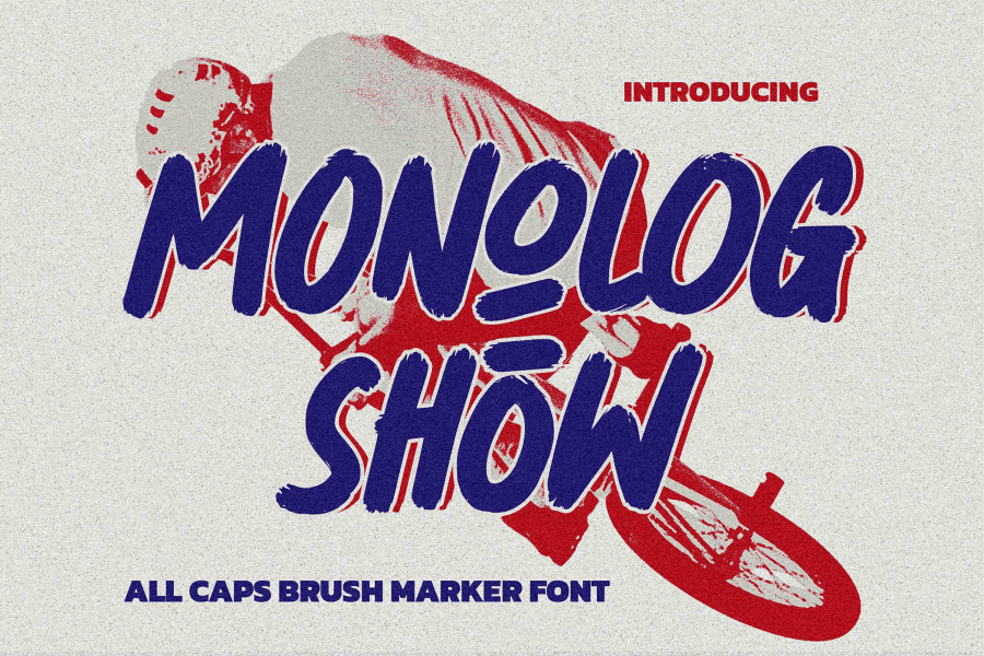 Monolog Show Font · 1001 Fonts