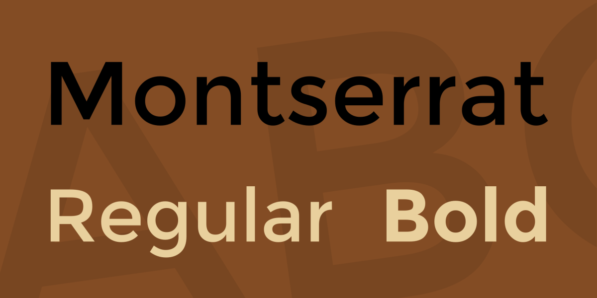 download montserrat font for illustrator