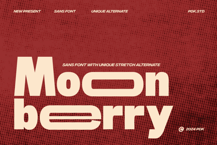 Moon Berry DEMO Font · 1001 Fonts