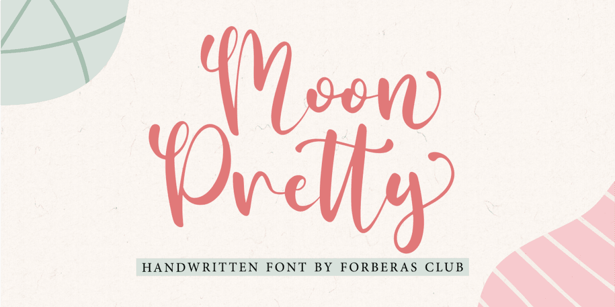 Moon Pretty Font · 1001 Fonts