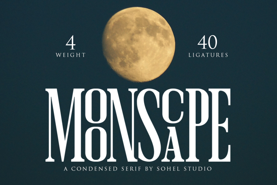 20+ Free Moon Fonts · 1001 Fonts