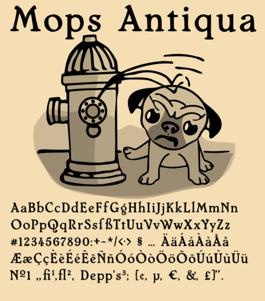 Mops Font · 1001 Fonts