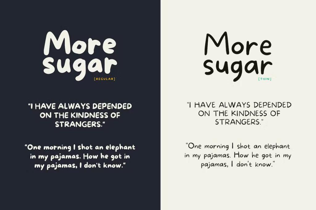 Life Sugarly Font Family