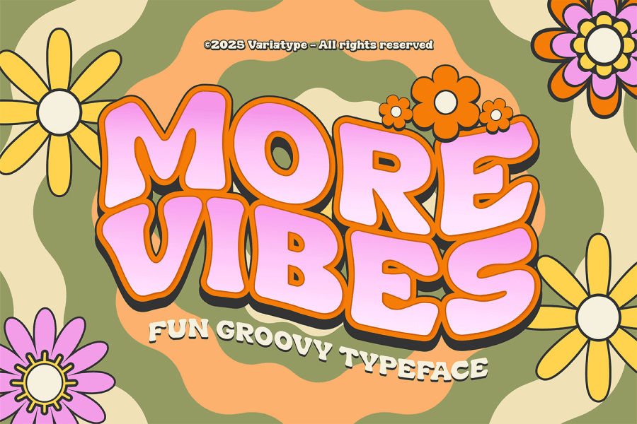 More Vibes Font 1001 Fonts