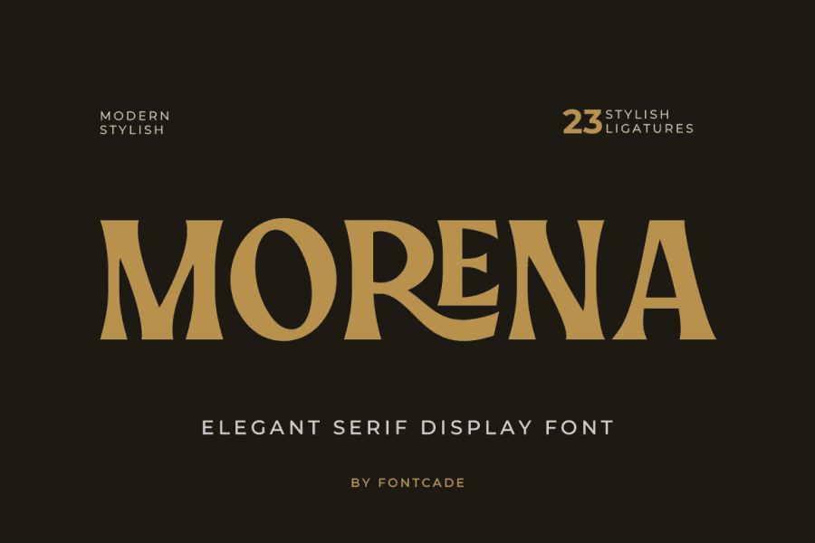 Morena Font 1001 Fonts