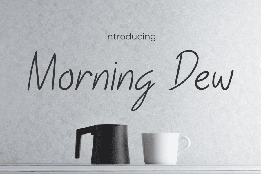 Morning-Dew Font · 1001 Fonts