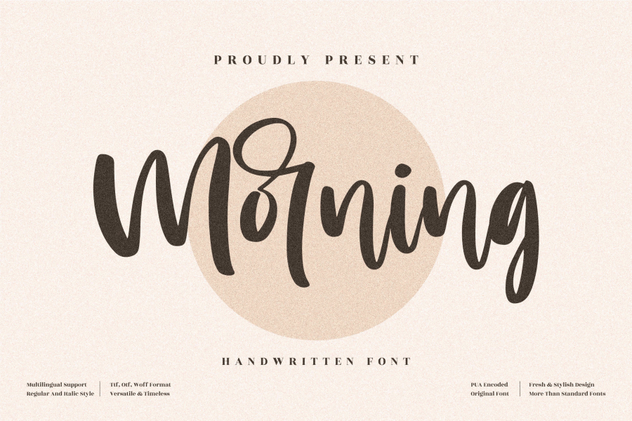 Morning Font Family · 1001 Fonts