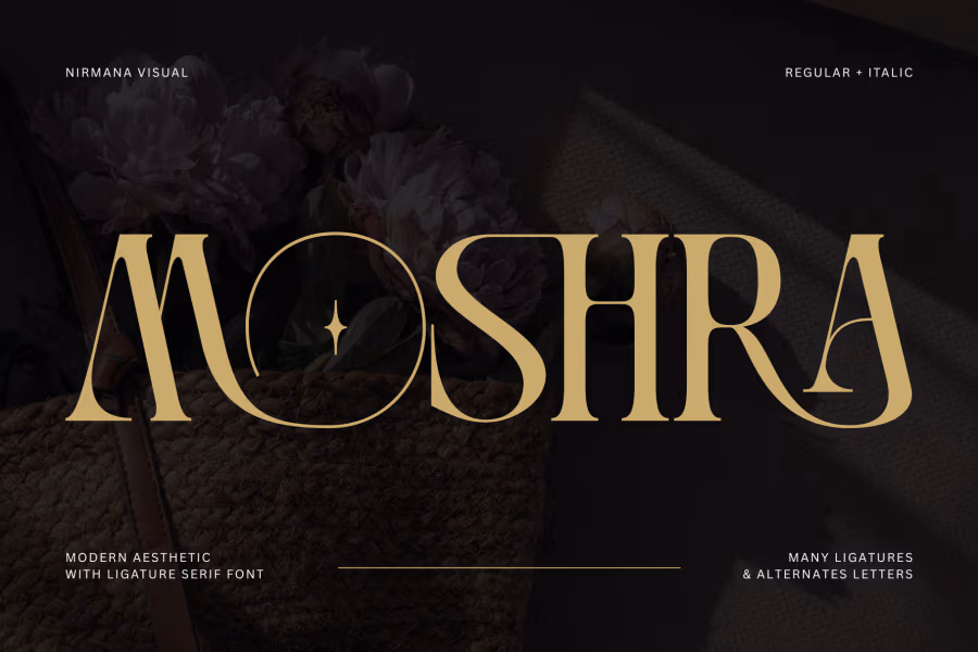Moshra Aesthetic by Sigit Dwipa Raharjo — Free Font Download | NoBadFonts