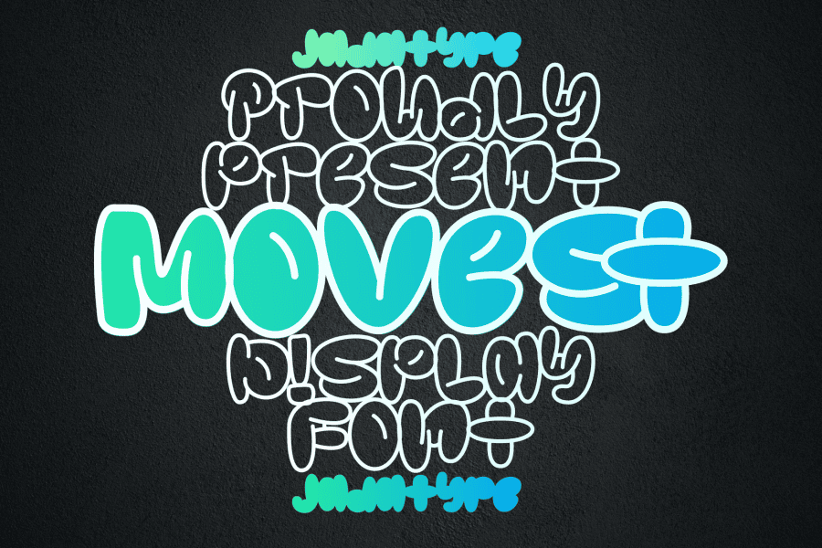Move Script Font Movest Font Family · 1001 Fonts