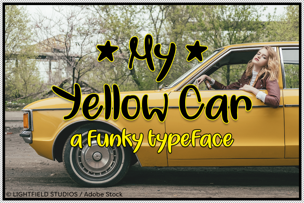 My Yellow Car illustration 2