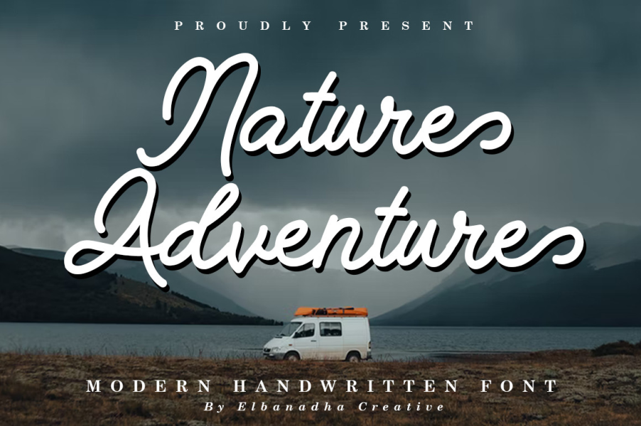 NATURE ADVENTURE DEMO Font · 1001 Fonts