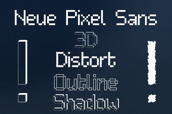 Neue Pixel Sans illustration 1