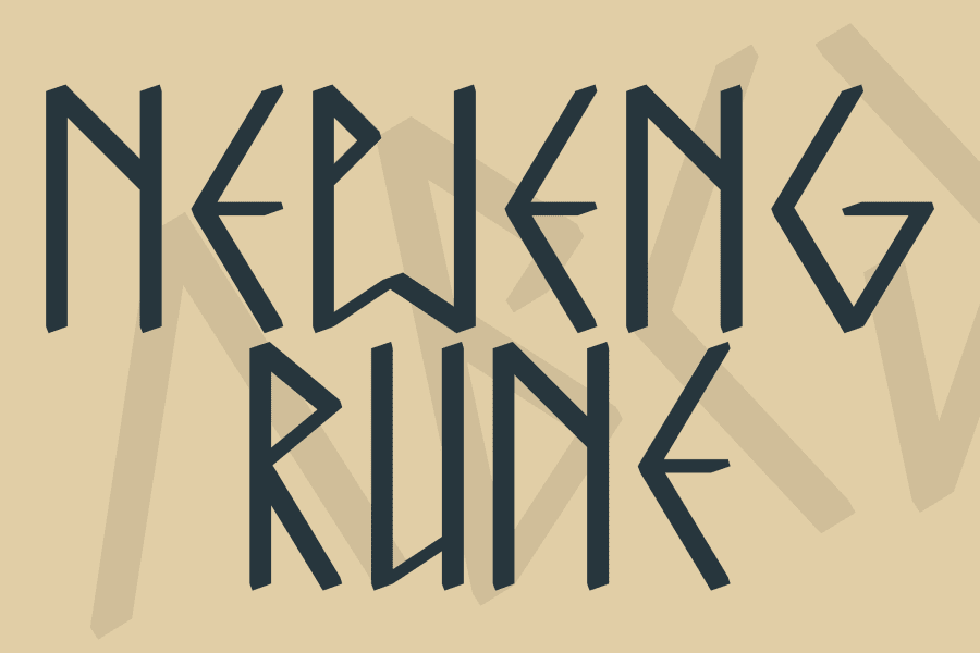 NewEng Rune Font · 1001 Fonts