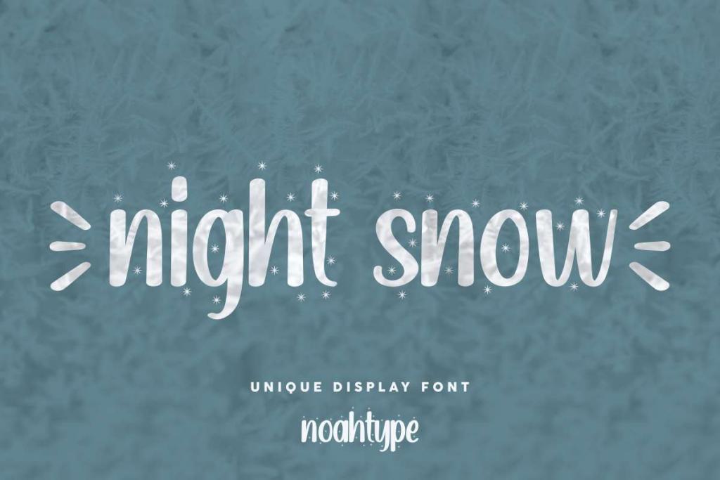 Night Snow Demo illustration 2