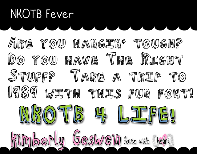 NKOTB Fever illustration 1