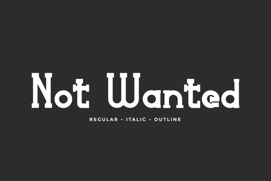 not-wanted-demo-font-family-1001-fonts